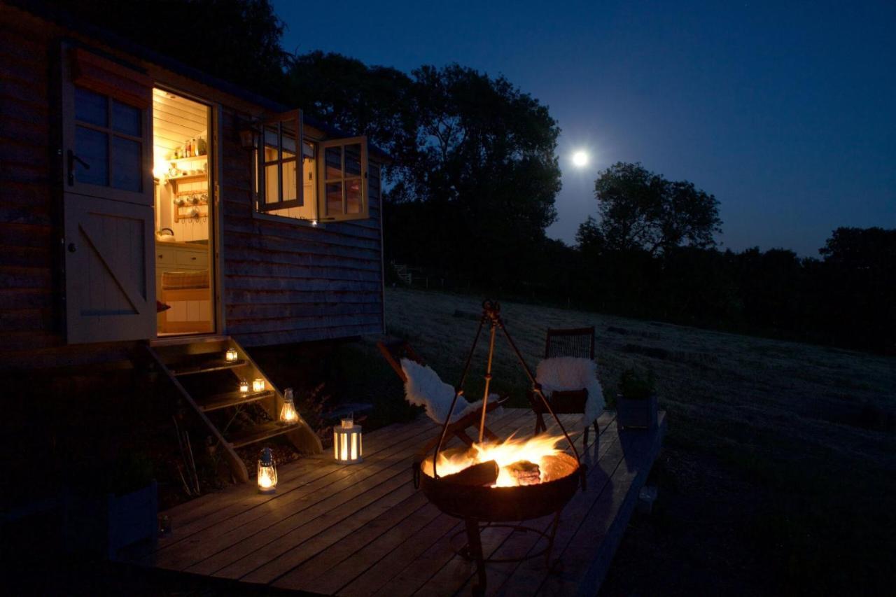 Tilbury Shepherd Huts With Hot Tubs Plus Holiday Cottages West Bagborough Luaran gambar
