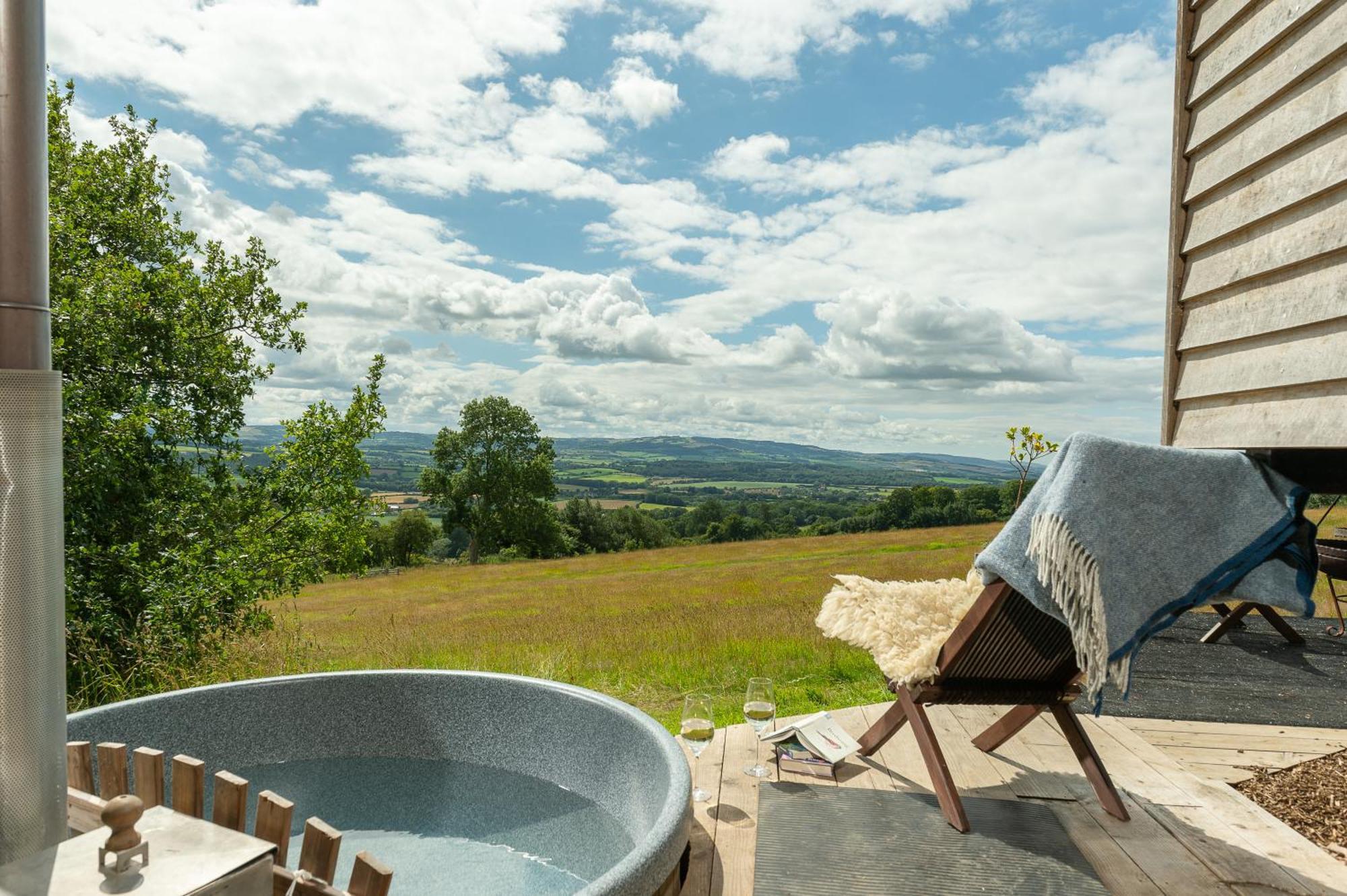 Tilbury Shepherd Huts With Hot Tubs Plus Holiday Cottages West Bagborough Luaran gambar